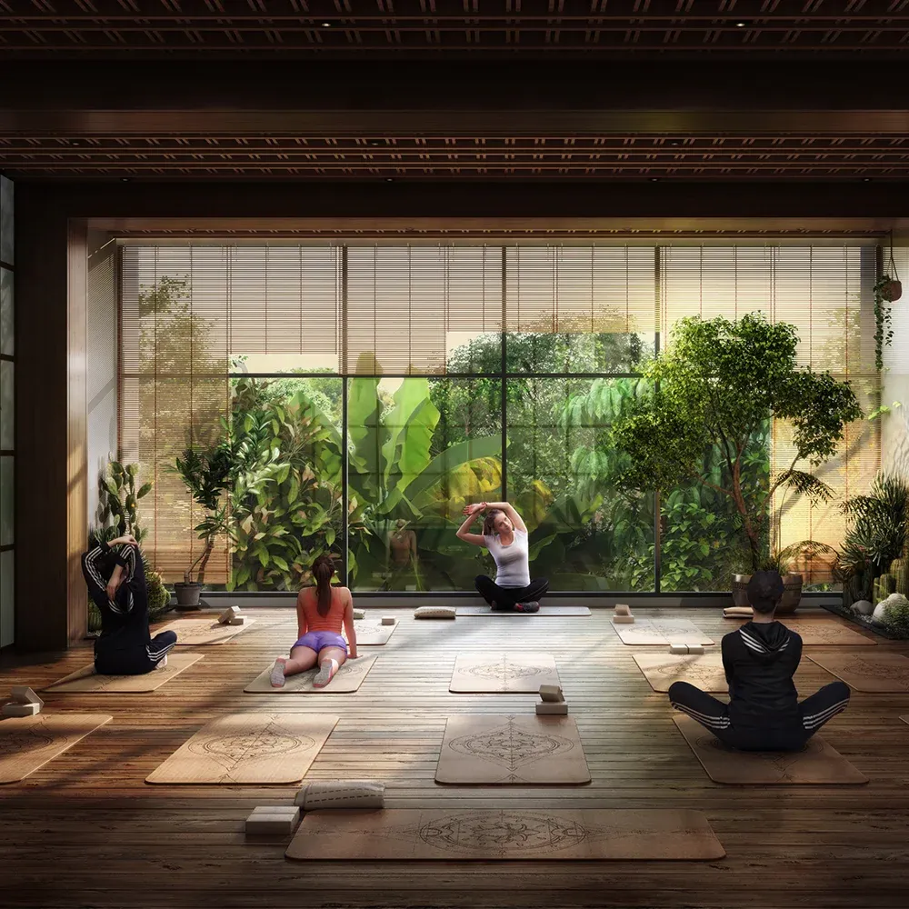 Yoga amenities