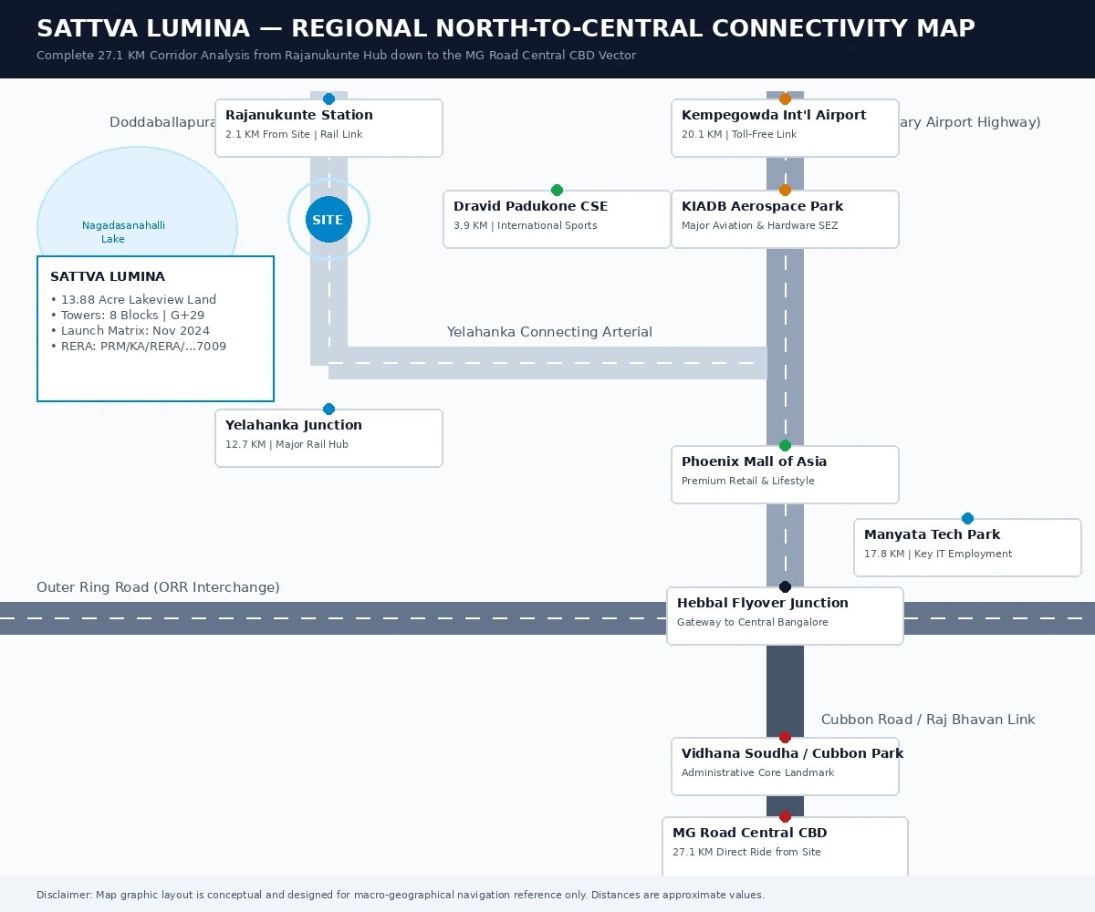 Sattva Lumina location map